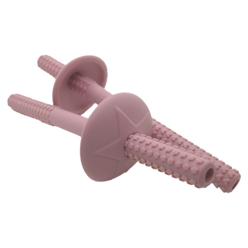 Smoosh Straw Set - Pink