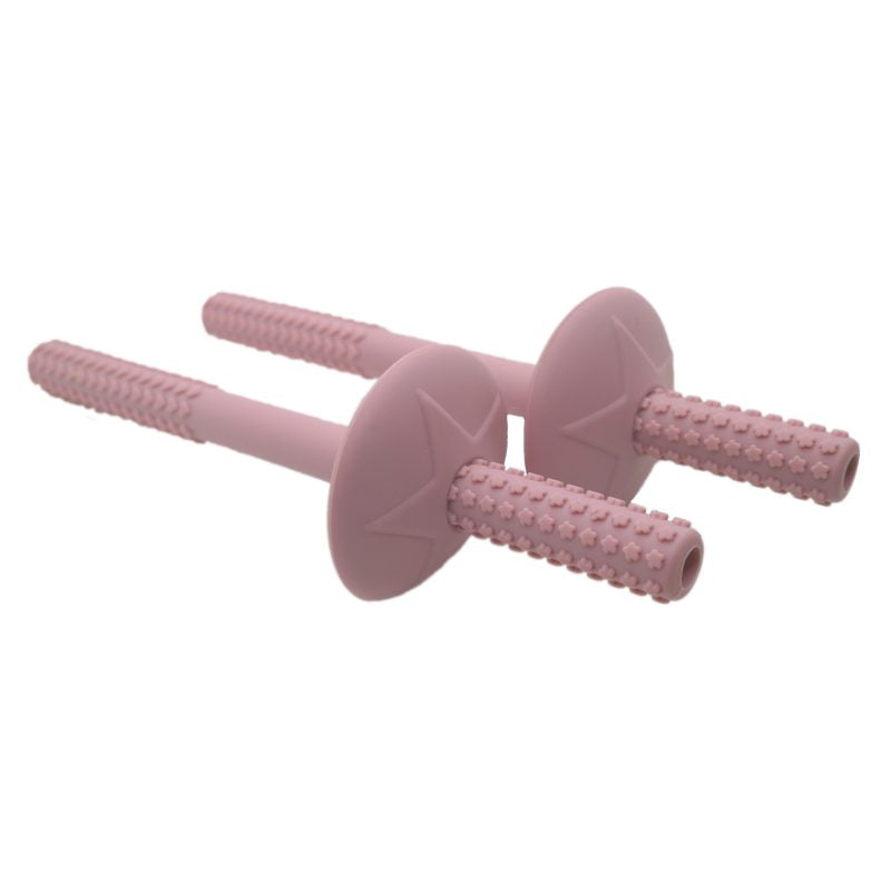 Smoosh Straw Set - Pink