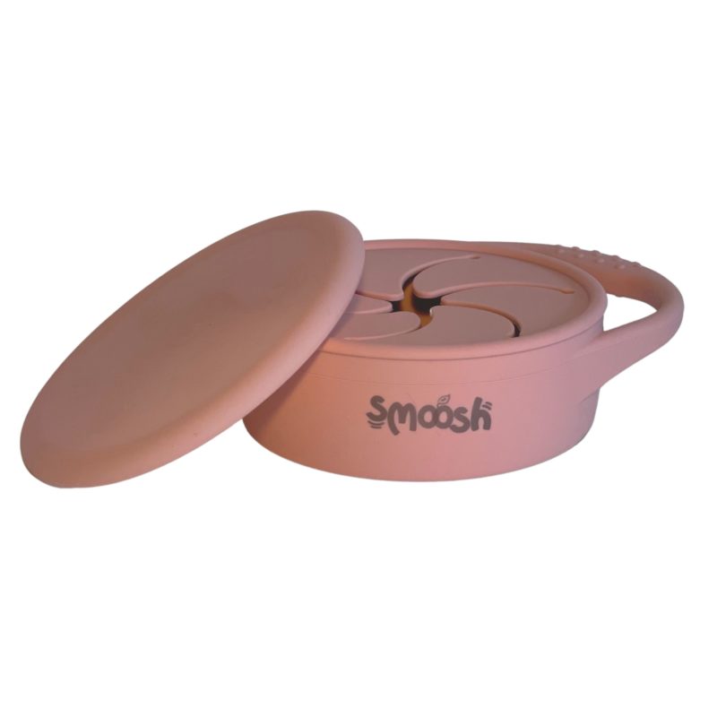 Smoosh Snack Cup with Lid - Pink