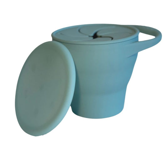 Smoosh Snack Cup with Lid - Teal