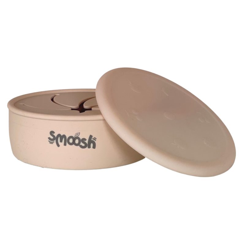 Smoosh Snack Cup with Lid - Latte
