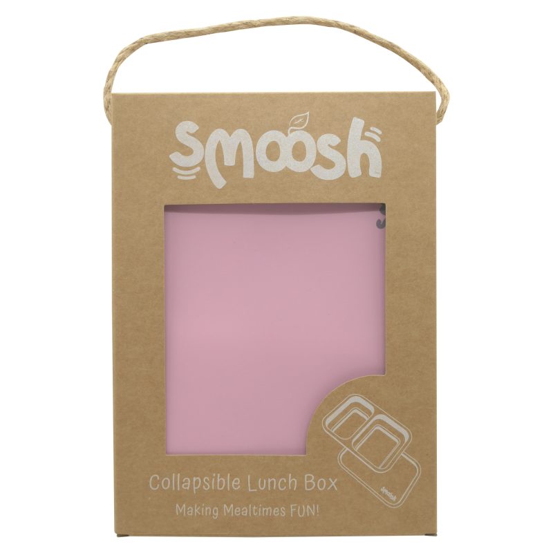 Smoosh Silicone Collapsible Lunch Box - Pink