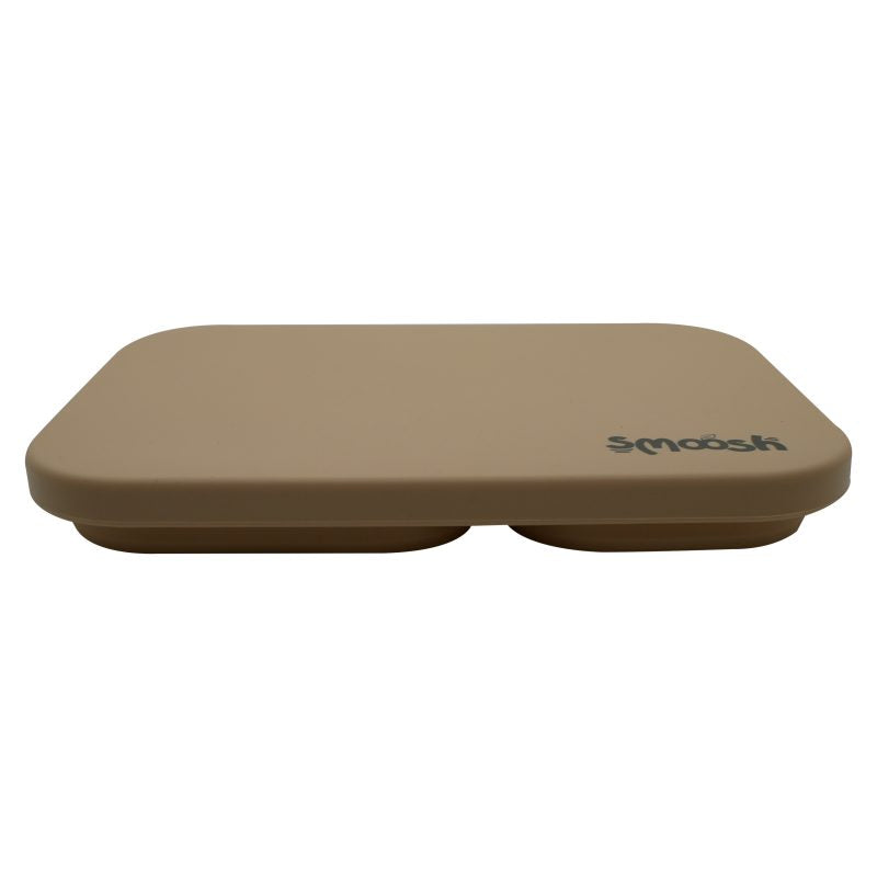Smoosh Silicone Collapsible Lunch Box - Latte