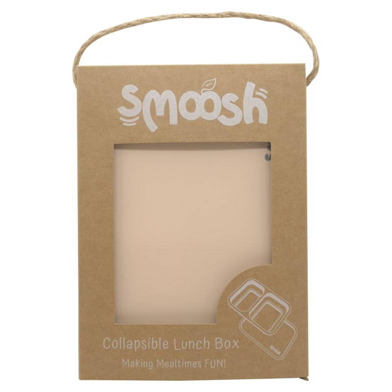 Smoosh Silicone Collapsible Lunch Box - Latte
