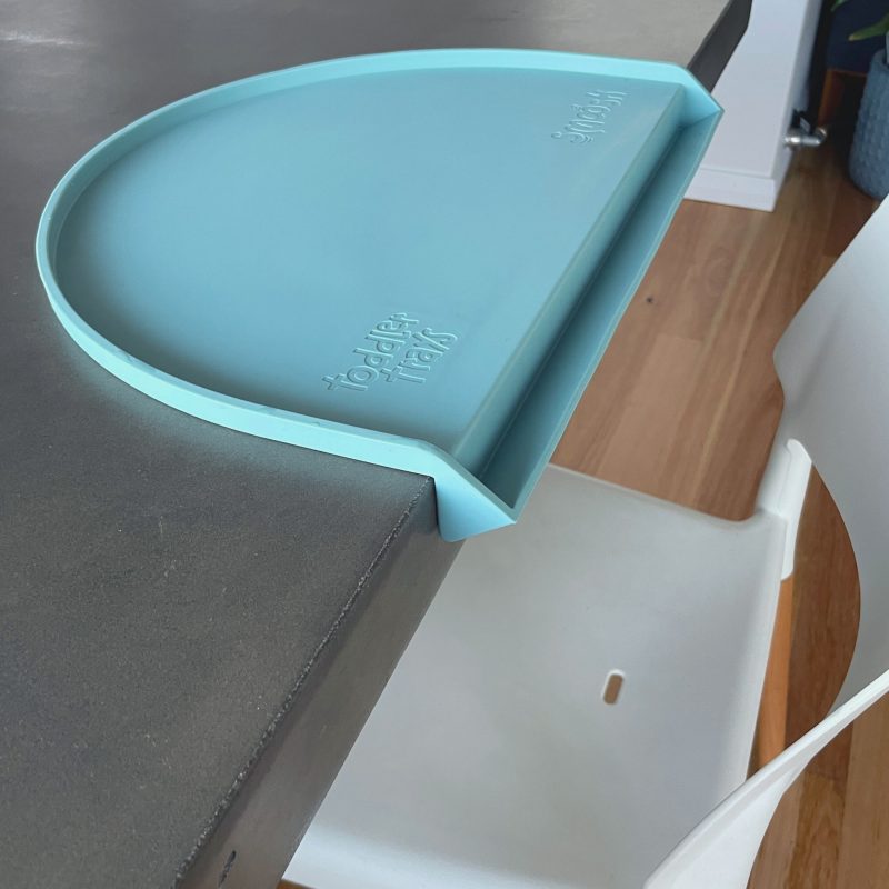 Smoosh Silicone Toddler Tray - Teal