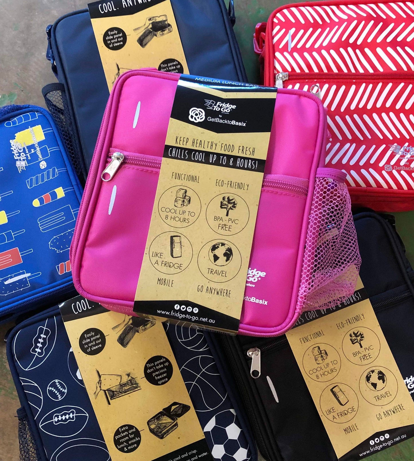 Fridge to Go Lunch Box - Pink