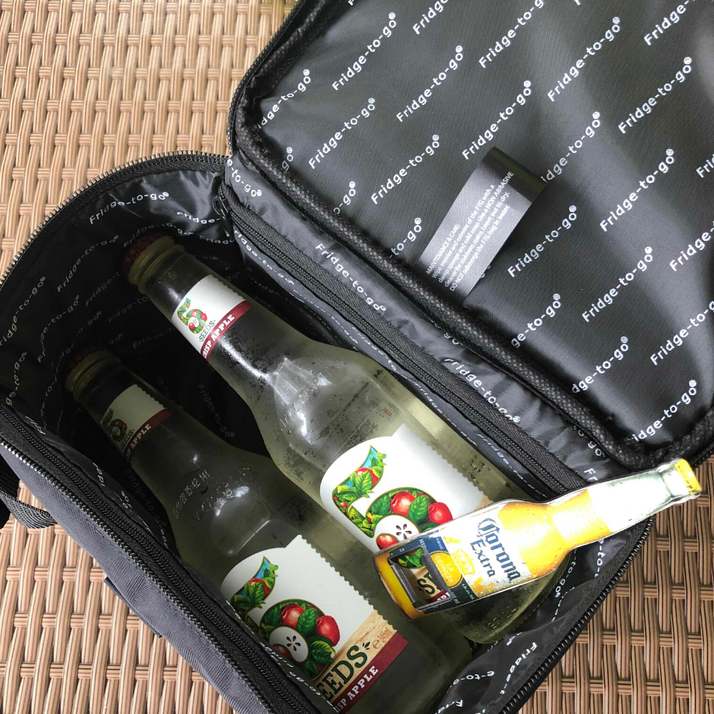 Fridge to Go Mini Fridge 6 Black