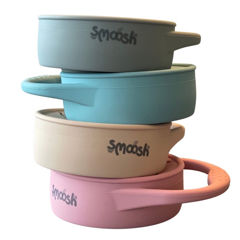 Smoosh Snack Cup with Lid - Teal
