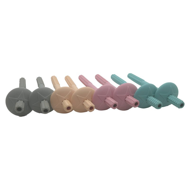 Smoosh Straw Set - Grey