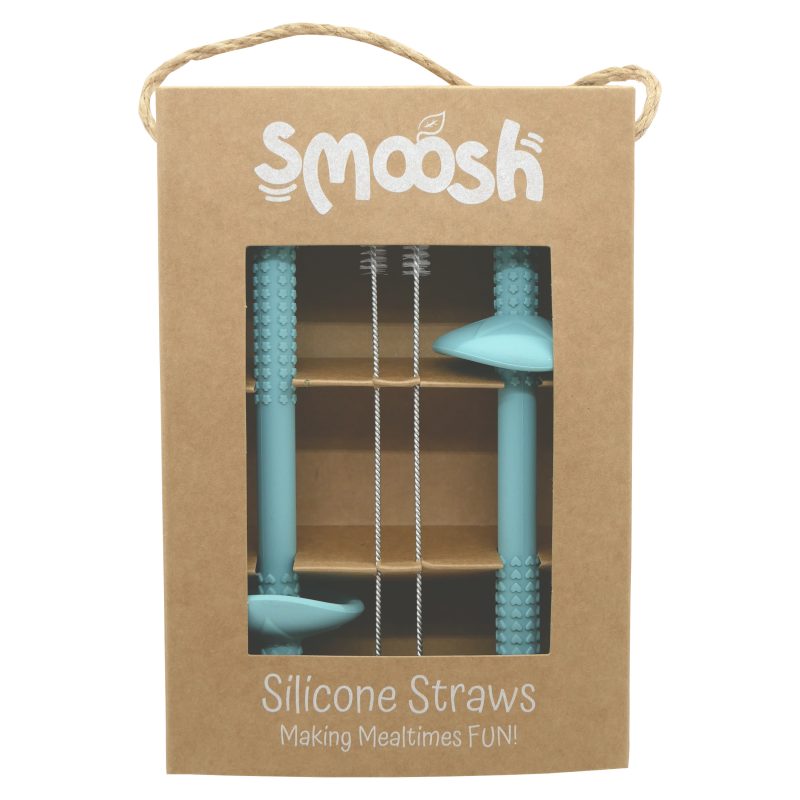 Smoosh Straw Set - Teal
