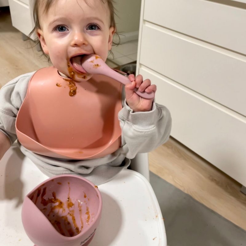 Smoosh Fork and Spoon Set - Latte