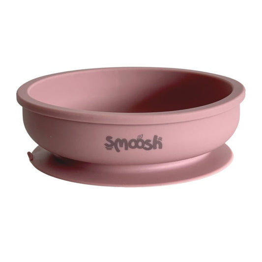 Smoosh Suction Bowl - Pink