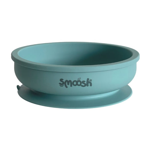 Smoosh Suction Bowl - Teal