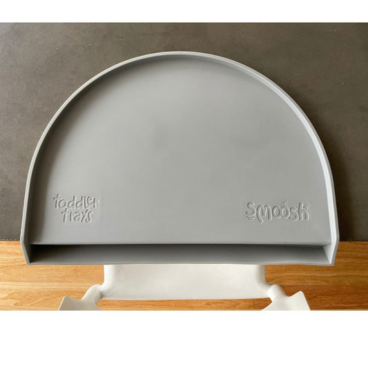 Smoosh Silicone Toddler Tray - Grey