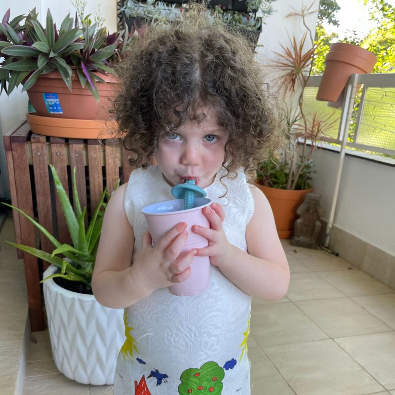 Smoosh Straw Set - Teal
