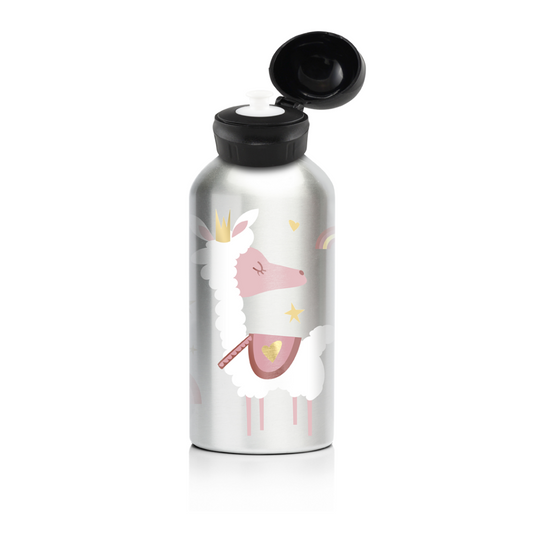 My Family 400ml Stainless Steel Drink Bottle Llama