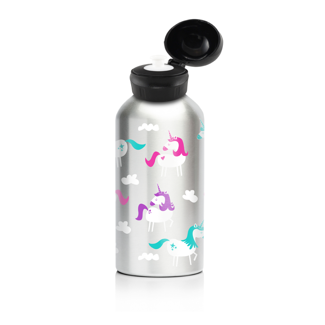 My Family 400ml Stainless Steel Drink Bottle Unicorn