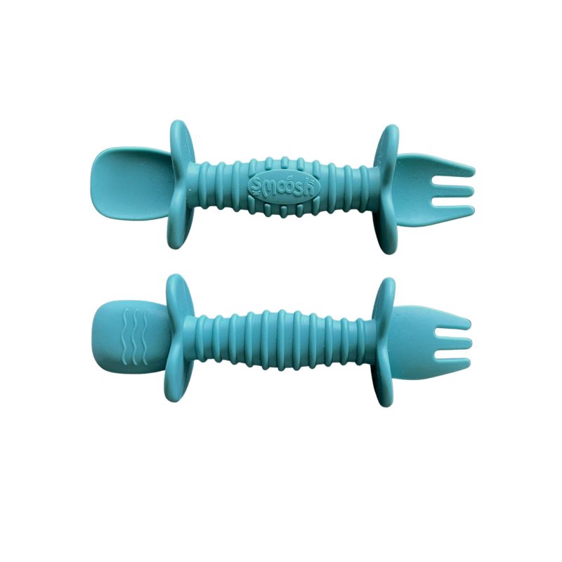 Smoosh Sporkie - Teal & Grey